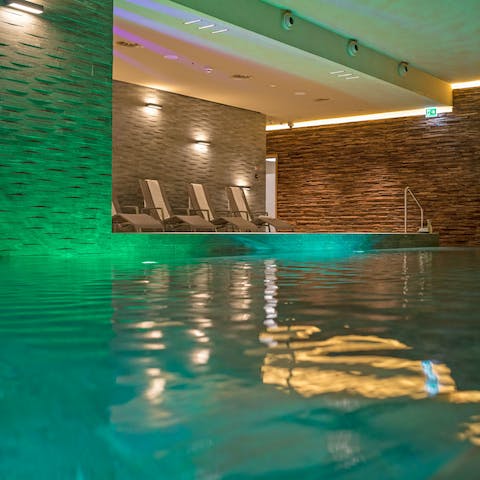 Take a dip in the resort's swimming pool