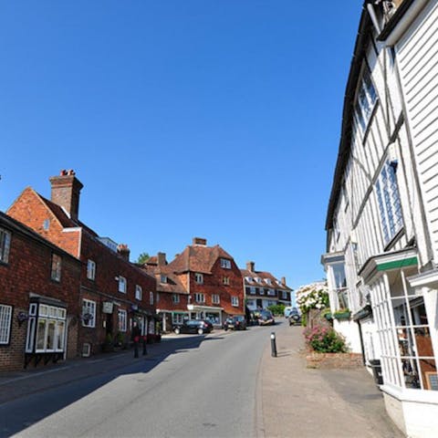 Explore the charming Wealden villages