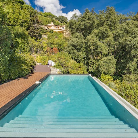 Take a dip in your stunning pool