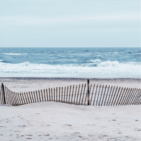 Visit the East Hampton Main Beach for an afternoon playing in the surf