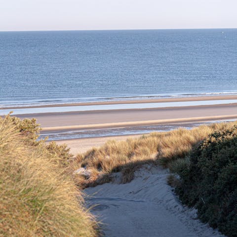 Stroll down to Colijnsplaat's sandy beach and swim in the North Sea