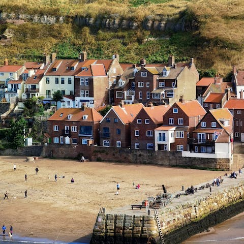 Make the ten-minute drive to Whitby, a seaside town with museums, historic sights and plenty of eateries