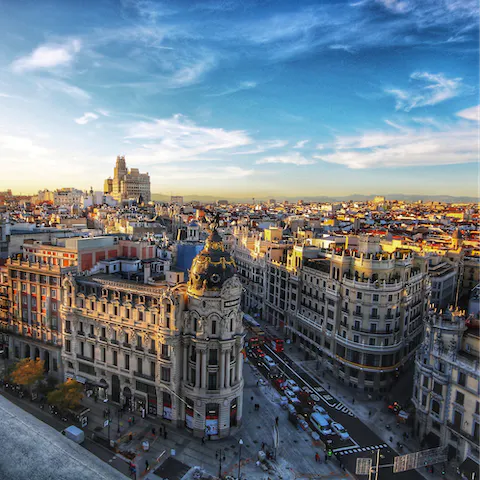 Explore the sights of Madrid from your location in the Salamanca district