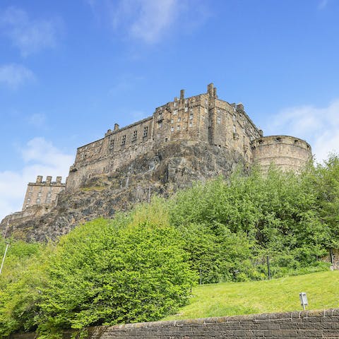 Stay next to Edinburgh Castle, in the heart of the city