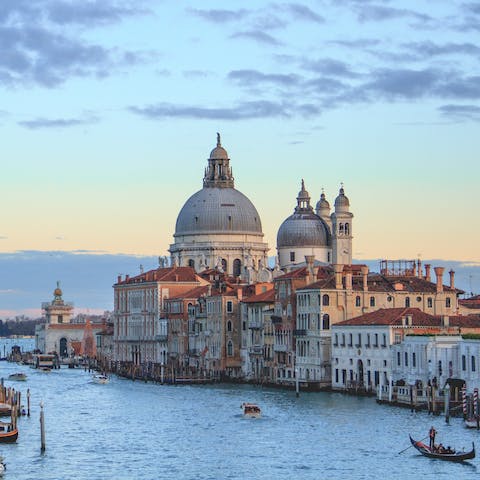 Take a four-minute stroll to the Accademia Bridge for scenic views