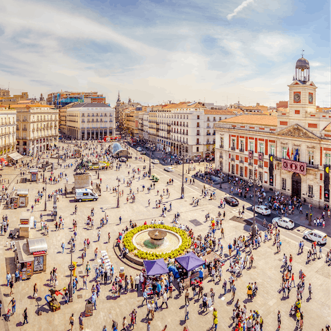 Explore Madrid's historical plazas