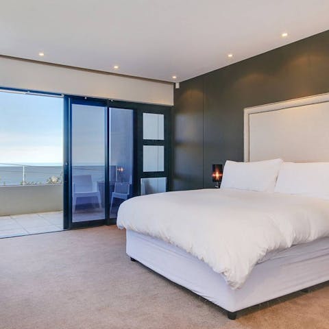 Open up the sliding doors in the morning and take in the breathtaking view