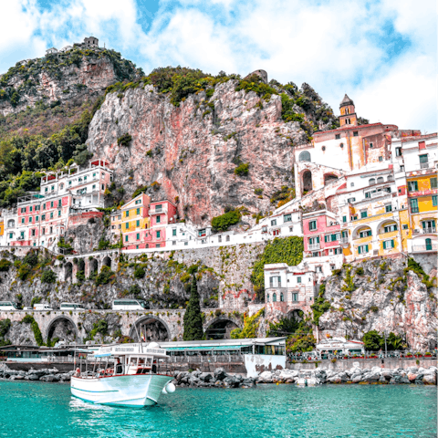 Explore the picturesque hillside villages of the Amalfi Coast