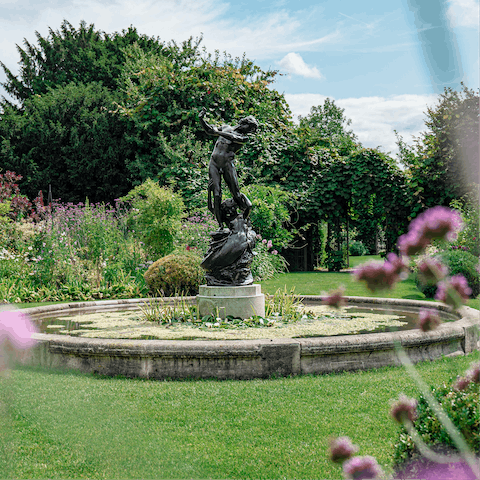 Escape the city bustle for a while at Regent's Park, just a fifteen-minute stroll away