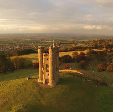 Head to Broadway Tower & Country Park and soak up the sights and sounds
