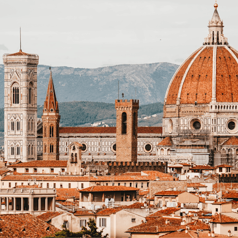 Take an exciting day trip over to Florence and explore its Renaissance architecture