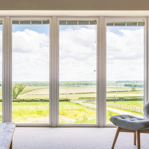 Admire the view from floor to ceiling windows in the communal spaces