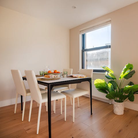 Fire up the coffee pod machine and lay the table for a lazy breakfast