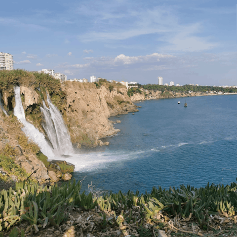 Visit the beautiful Duden Waterfalls, only a drive away