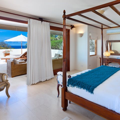 Wake up to views of the west coast of Barbados