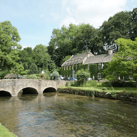 Make the short drive into The Cotswolds and explore idyllic villages