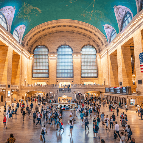 Hop on the express at White Plains and be at NYC's Grand Central Station in forty minutes