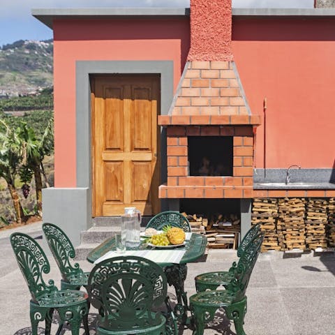Fire up the barbecue and enjoy a meal alfresco on your sun-drenched terrace