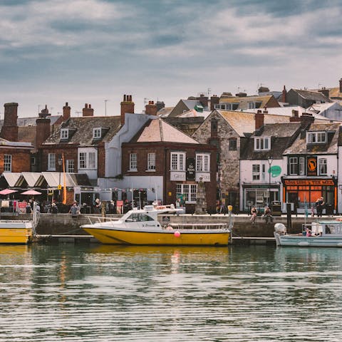 Spend the day in Weymouth, a thirty-minute drive away