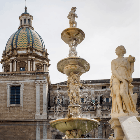 Take a day trip to Palermo and explore the majestic sights