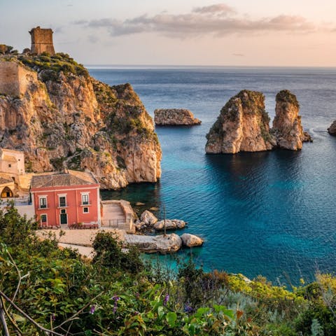 Immerse yourself in the natural beauty of Sicily from Scopello