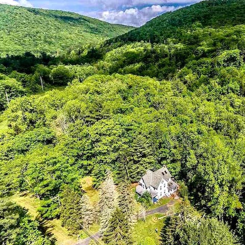 Wander around your ten acres of private land in the Big Indian Wilderness, New York