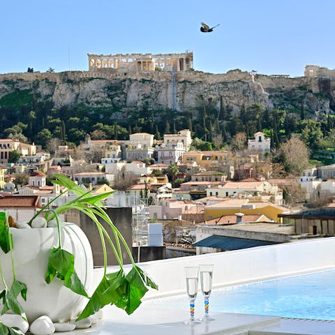 Explore Athens from this enviable location