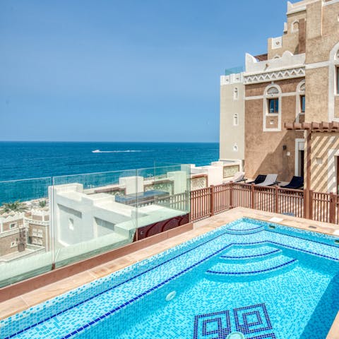 Feel a wonderful sense of serenity from the private pool