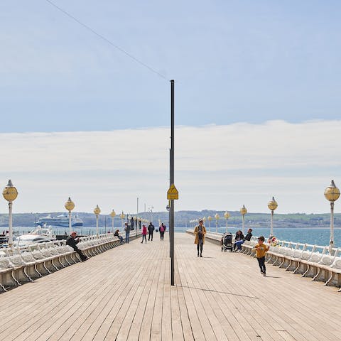 Take a wander along the Princess Pier and breathe in the fresh sea air