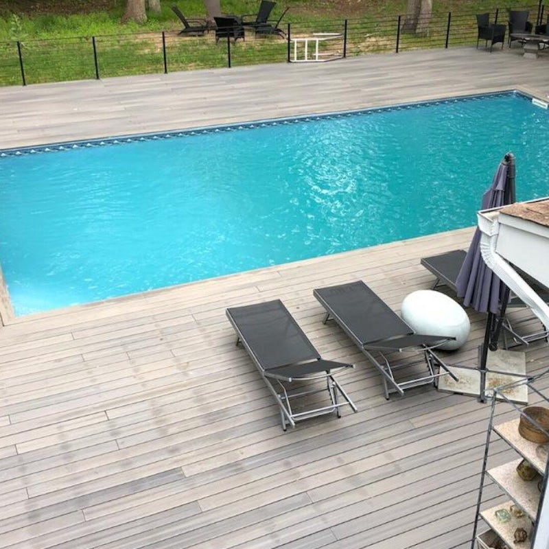 Take a dip in the fresh pool water
