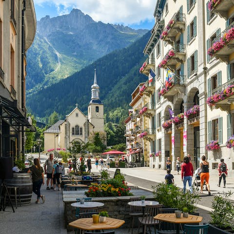 Stay in the picturesque mountain town of Chamonix-Mont-Blanc