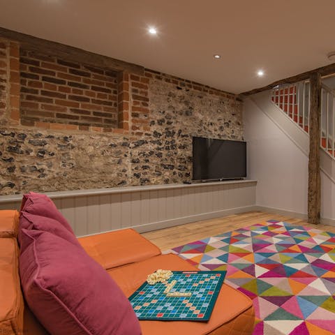 Spend grey days playing Scrabble in the den
