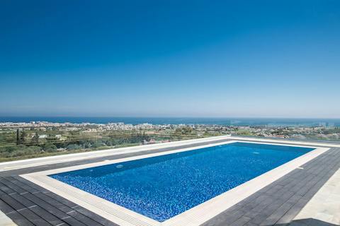 Cool off with a dip in the crystalline outdoor pool