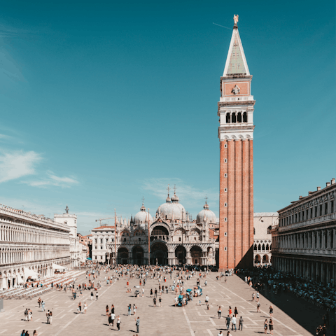 Discover famous Venetian landmarks nearby, including St Mark's Square