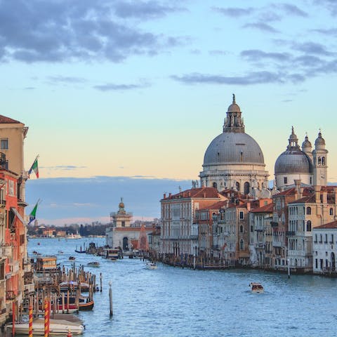 Experience the magic of Venice, with a trip on the Grand Canal a must