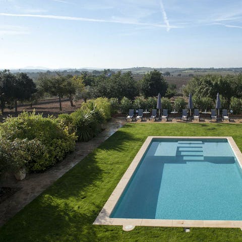 Stroll the garden in the morning with a hot beverage in hand and enjoy the beauty of the fruit trees and bird song
