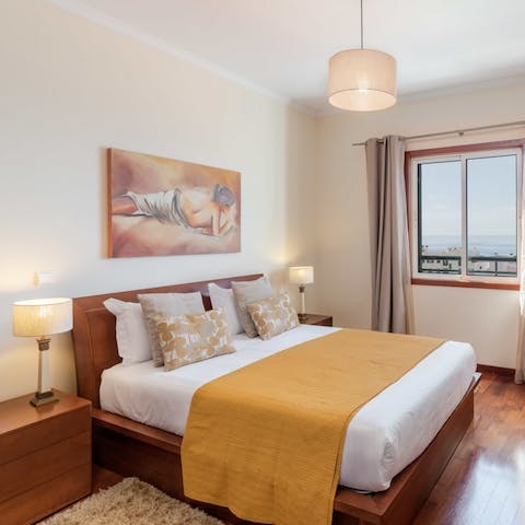 Sink into your sumptuous bed after a busy day exploring the island