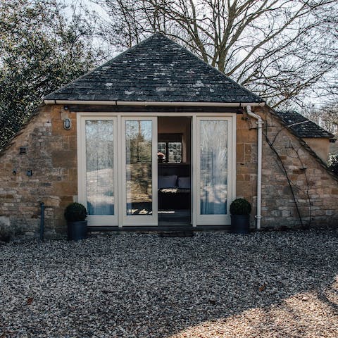 Enjoy privacy in this charming cottage