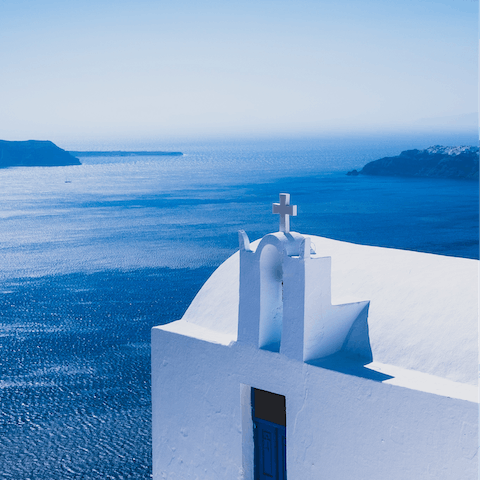 Immerse yourself in the natural beauty of Santorini from Imerovigli