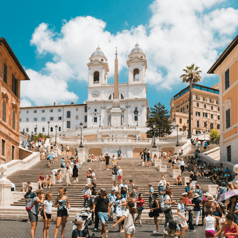 Stay in the heart of Rome, moments from the Spanish Steps