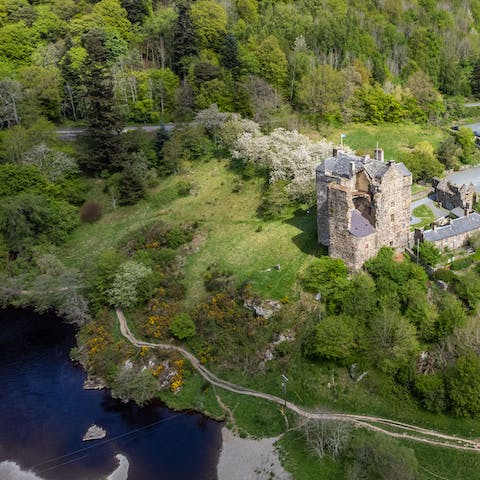 Walk along the River Tweed, just a minute's walk from the castle