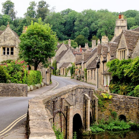 Spend an afternoon in idyllic Burford, less than a fifteen-minute drive away