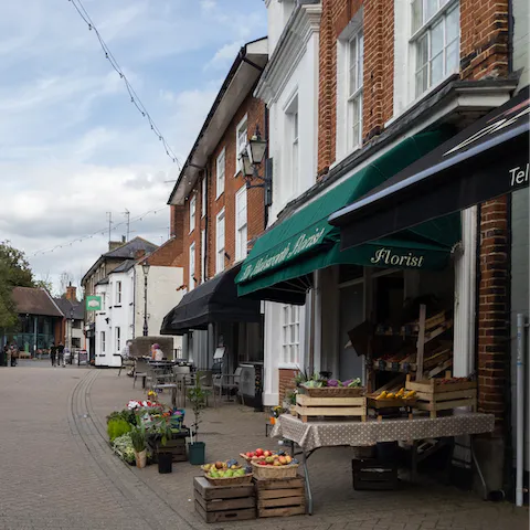 Wander around the pretty market town of Halesworth – you're just a five-minute walk from the centre