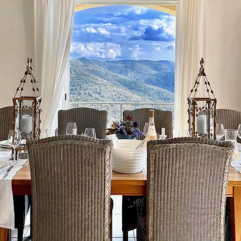 Feast on more incredible views from the Provencal interiors