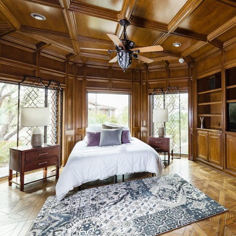 Wake up to palatial bedrooms