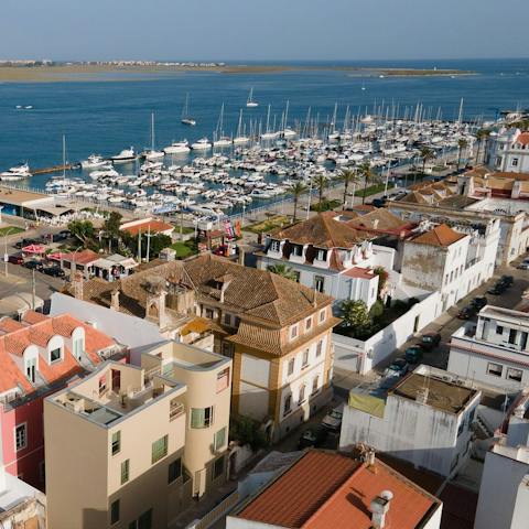 Take a stroll down to Vila Real's pretty harbour, just two minutes from your door