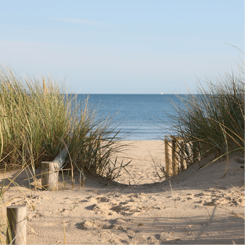 Walk to the Llangelynin coast in a matter of moments