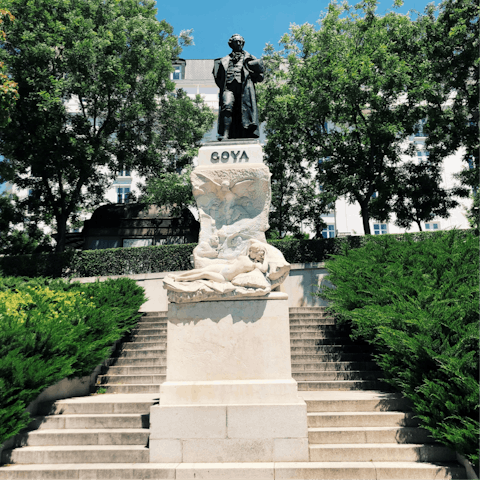 Head over to the nearby Prado Museum and brush up on your art history