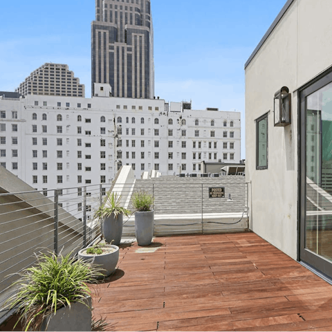 Relax on the balcony and enjoy the views