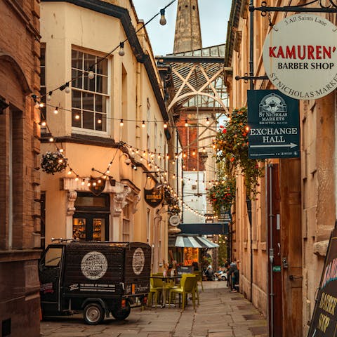 Mosey through the city centre to find cute shops and vintage stores
